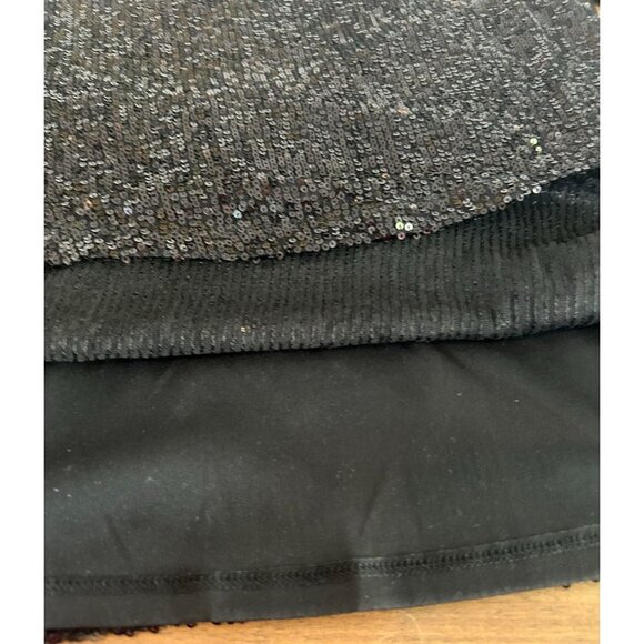 NWOT Cato Sparkly Black Women's S Top, Lined MSRP $49 - Picture 4 of 5